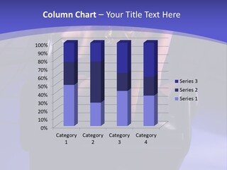 A Naked Woman Sitting In A Chair In Front Of A Camera PowerPoint Template