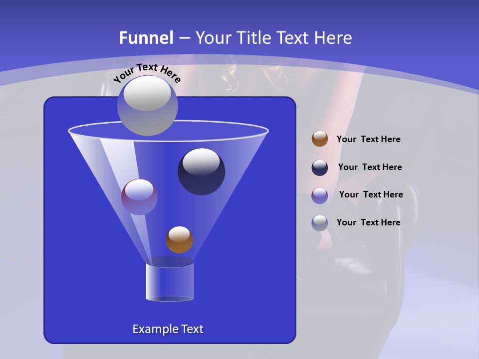 A Naked Woman Sitting In A Chair In Front Of A Camera PowerPoint Template