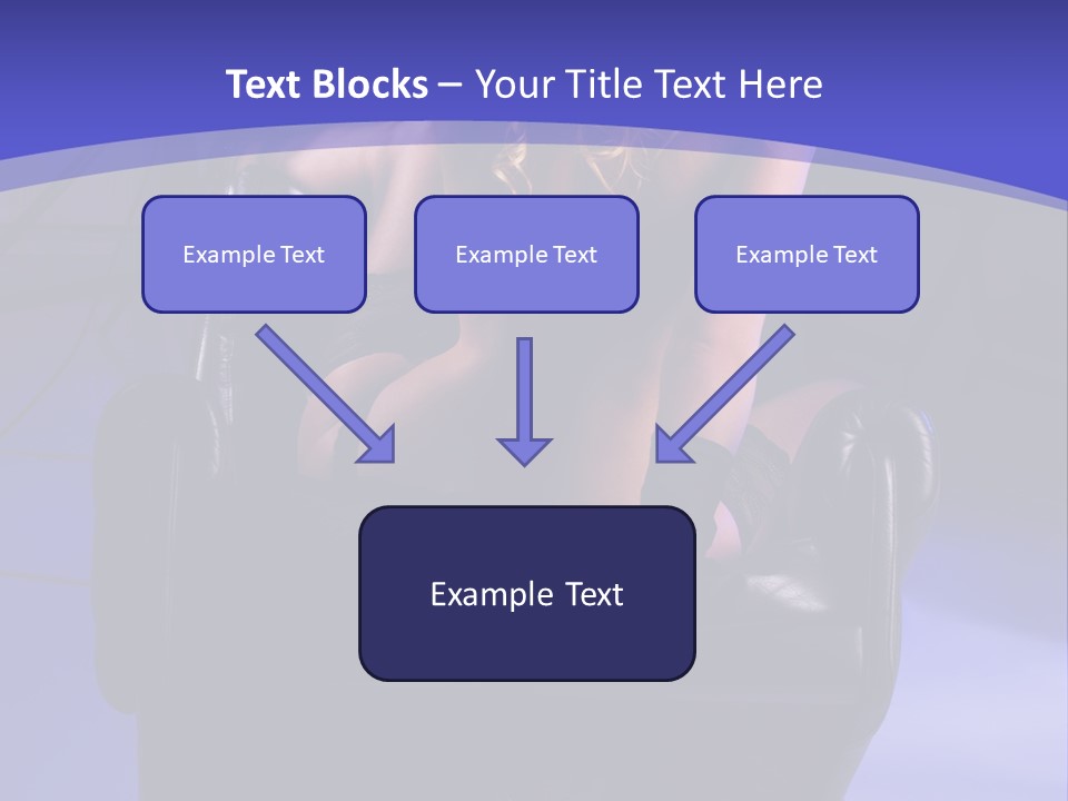 A Naked Woman Sitting In A Chair In Front Of A Camera PowerPoint Template