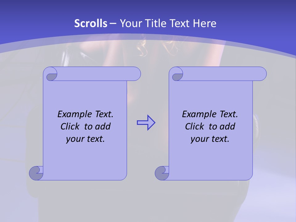 A Naked Woman Sitting In A Chair In Front Of A Camera PowerPoint Template