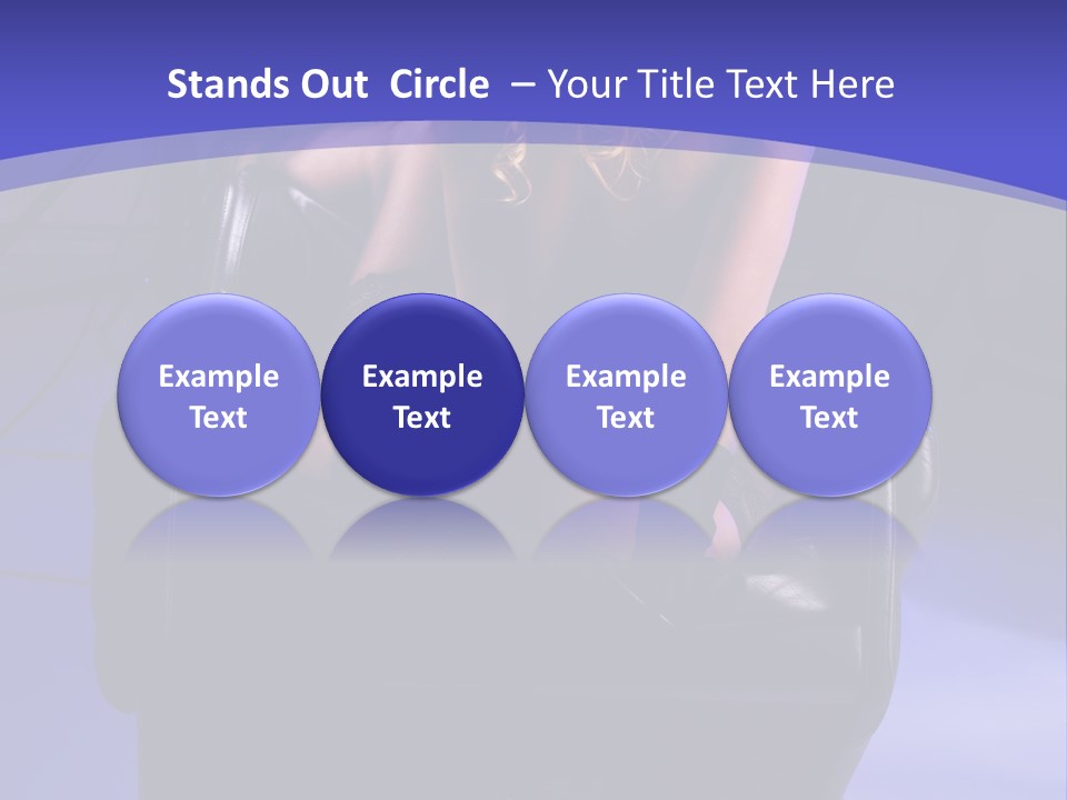 A Naked Woman Sitting In A Chair In Front Of A Camera PowerPoint Template