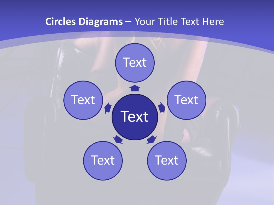 A Naked Woman Sitting In A Chair In Front Of A Camera PowerPoint Template