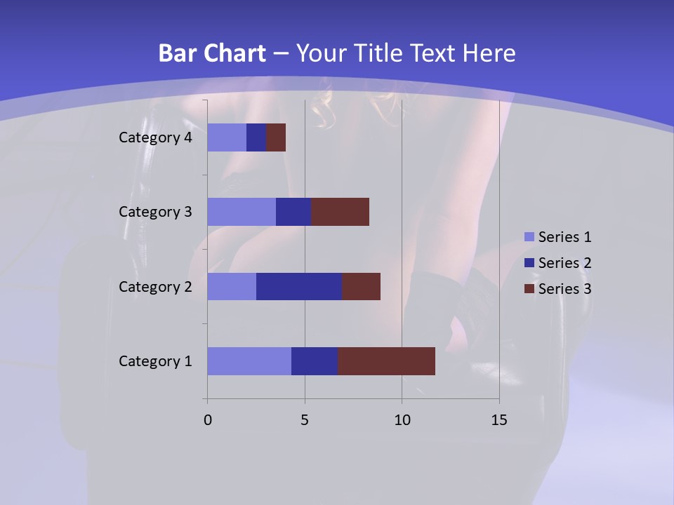 A Naked Woman Sitting In A Chair In Front Of A Camera PowerPoint Template