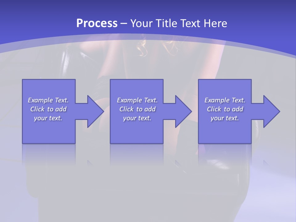 A Naked Woman Sitting In A Chair In Front Of A Camera PowerPoint Template