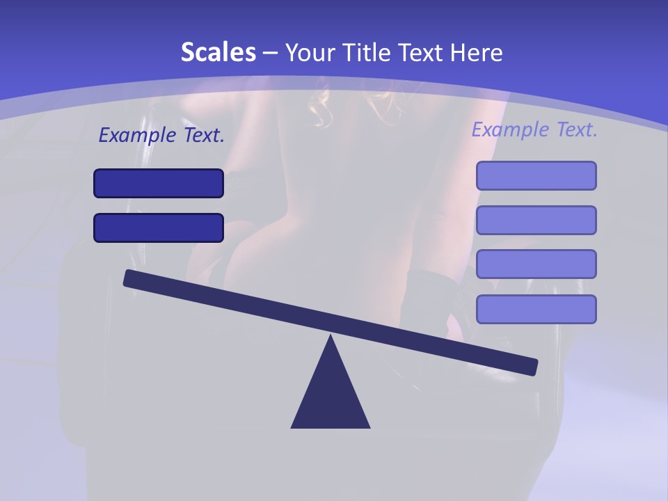 A Naked Woman Sitting In A Chair In Front Of A Camera PowerPoint Template