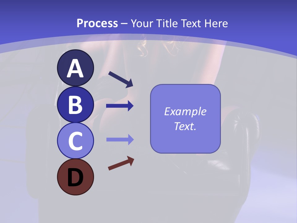 A Naked Woman Sitting In A Chair In Front Of A Camera PowerPoint Template
