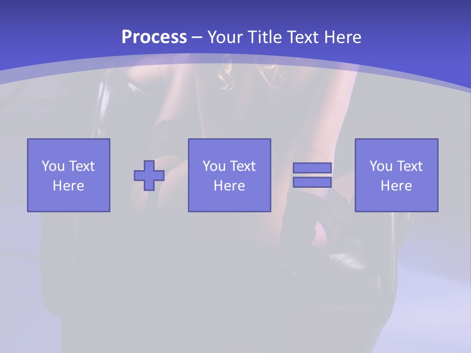 A Naked Woman Sitting In A Chair In Front Of A Camera PowerPoint Template