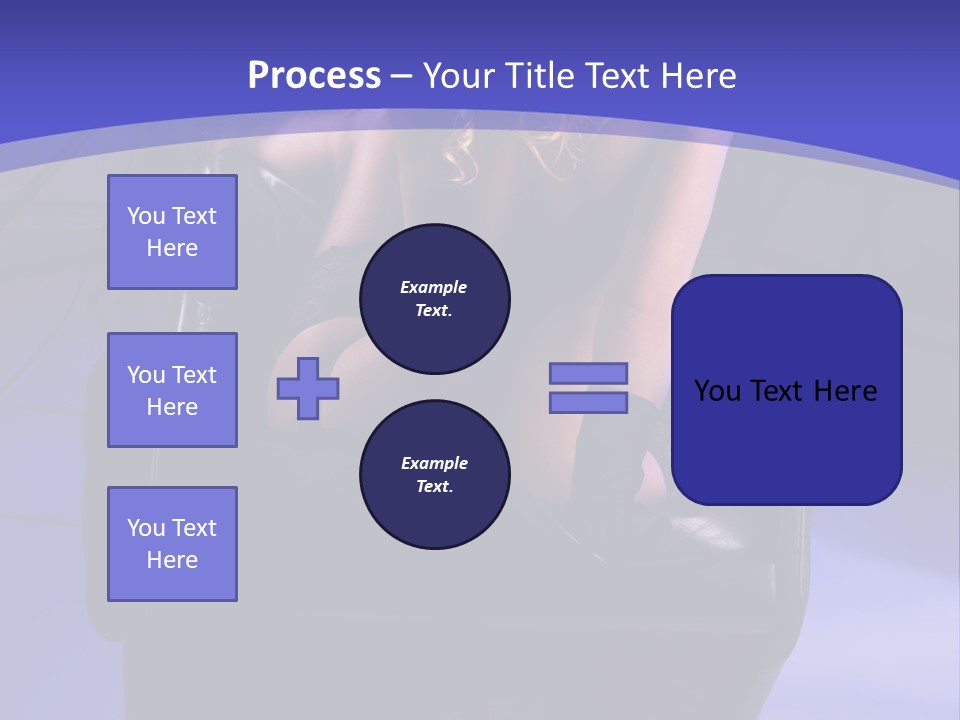 A Naked Woman Sitting In A Chair In Front Of A Camera PowerPoint Template