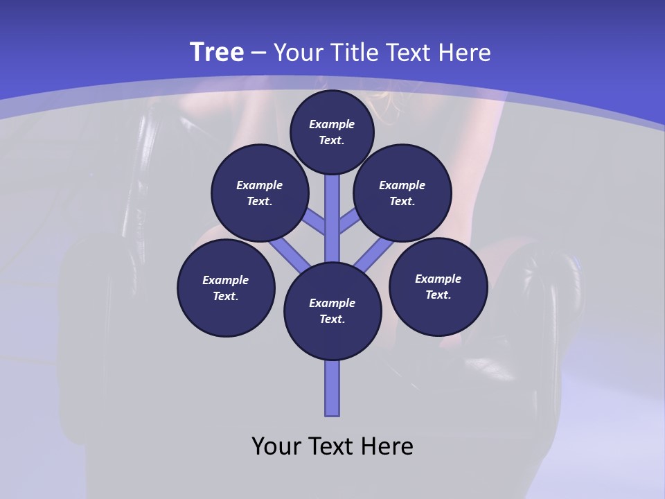 A Naked Woman Sitting In A Chair In Front Of A Camera PowerPoint Template