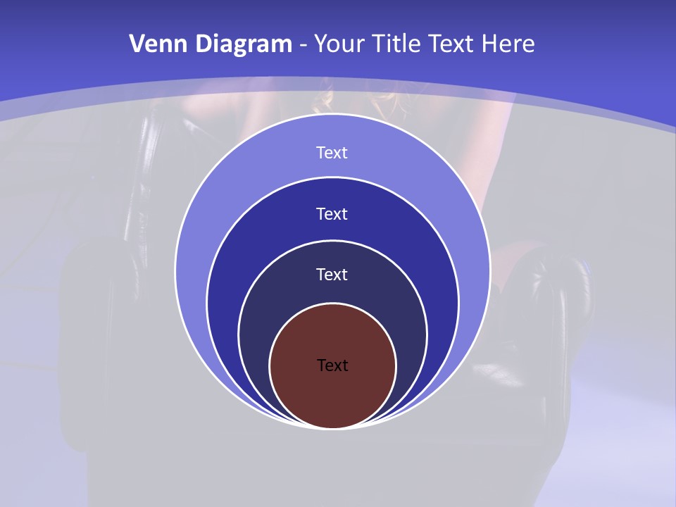 A Naked Woman Sitting In A Chair In Front Of A Camera PowerPoint Template