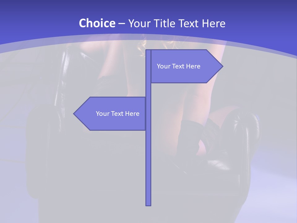 A Naked Woman Sitting In A Chair In Front Of A Camera PowerPoint Template