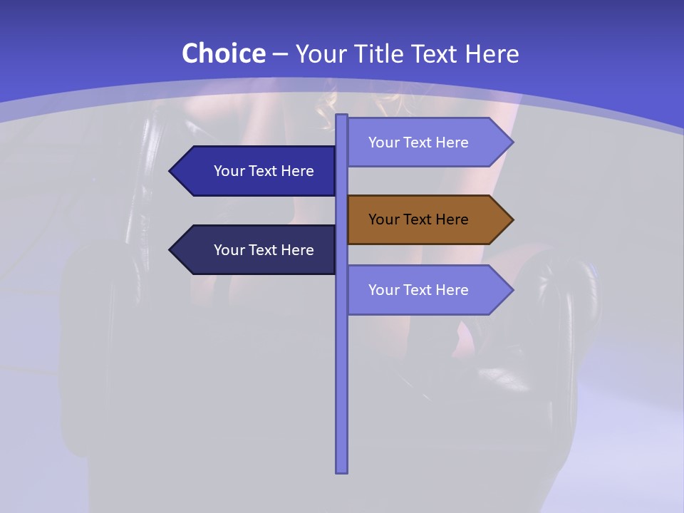 A Naked Woman Sitting In A Chair In Front Of A Camera PowerPoint Template