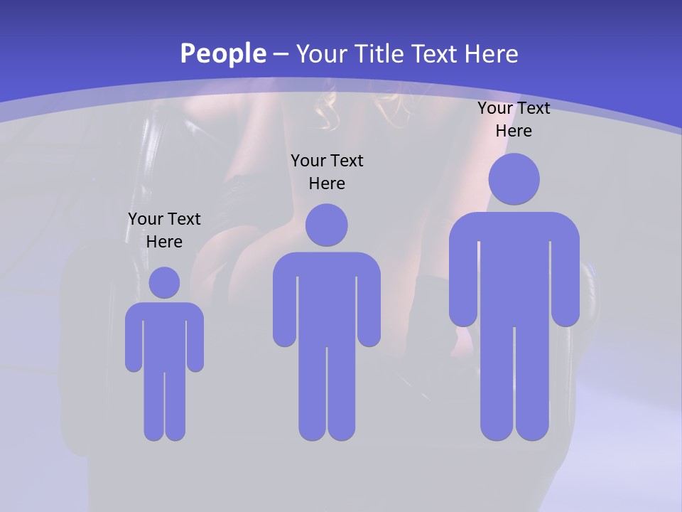 A Naked Woman Sitting In A Chair In Front Of A Camera PowerPoint Template