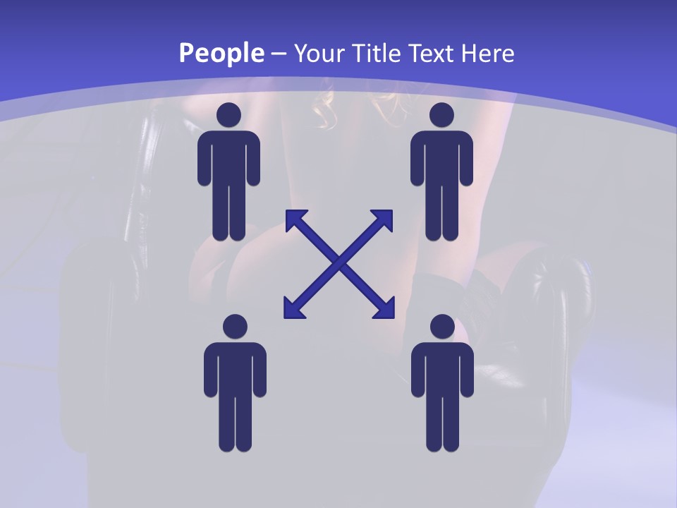 A Naked Woman Sitting In A Chair In Front Of A Camera PowerPoint Template