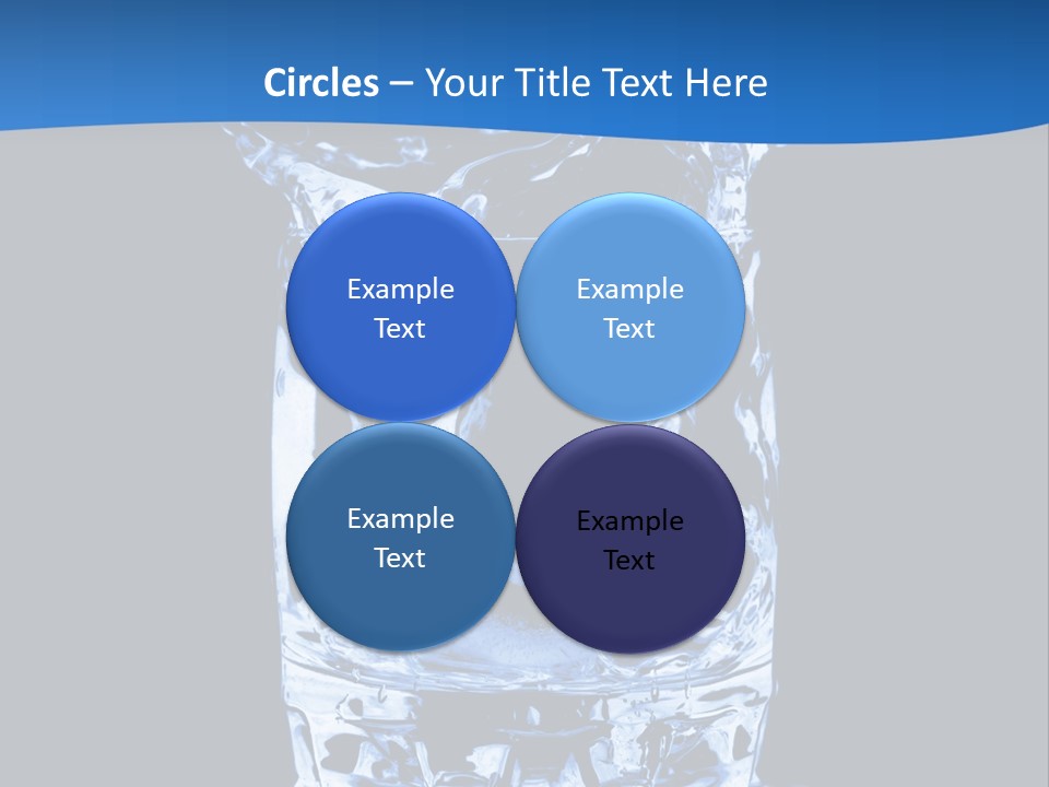 Natural Glass Thirst PowerPoint Template