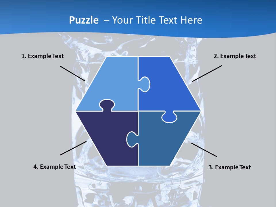 Natural Glass Thirst PowerPoint Template