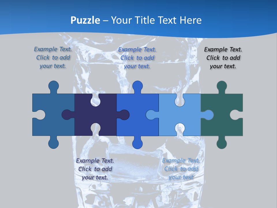 Natural Glass Thirst PowerPoint Template