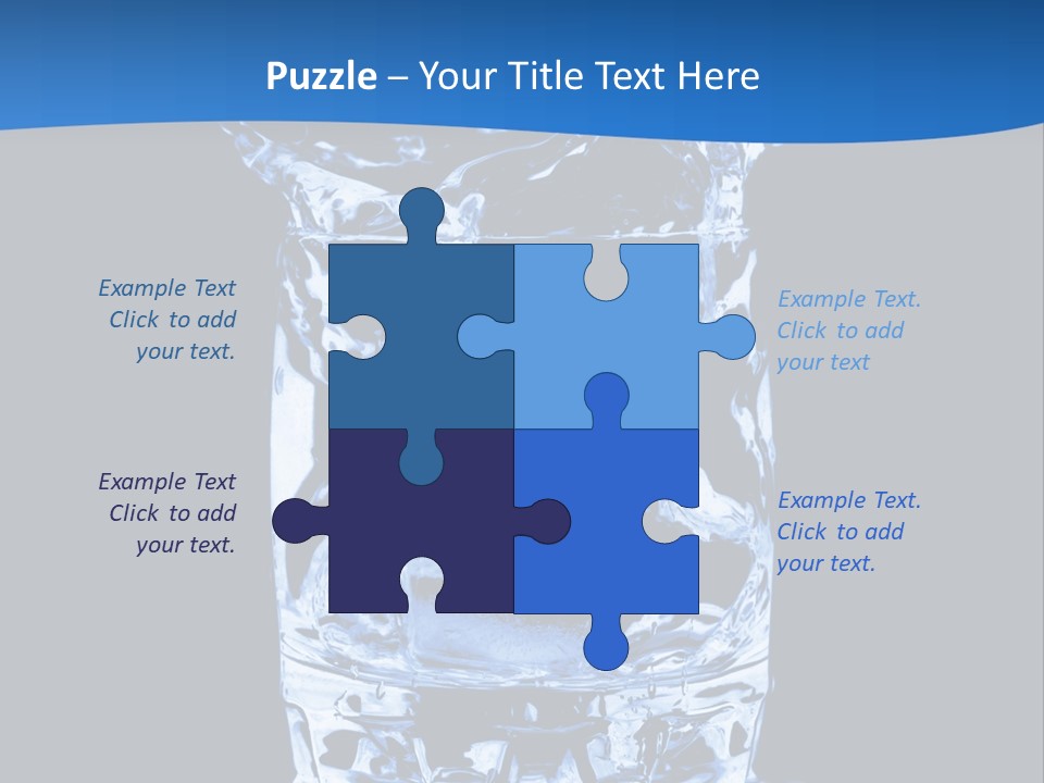 Natural Glass Thirst PowerPoint Template
