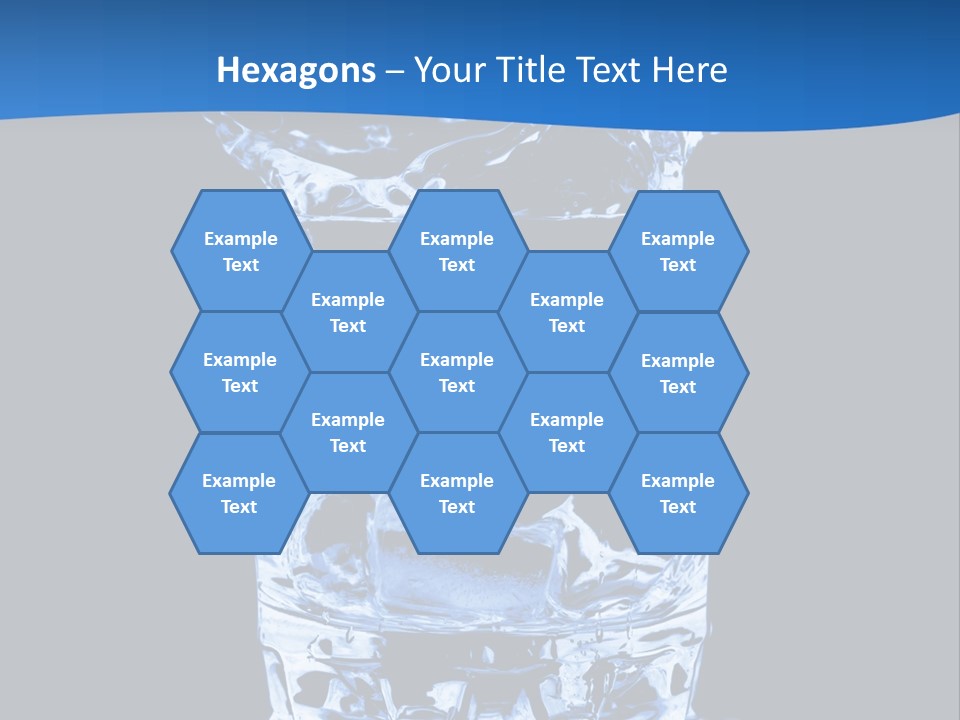 Natural Glass Thirst PowerPoint Template