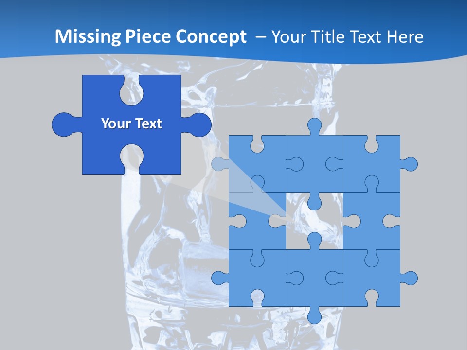 Natural Glass Thirst PowerPoint Template