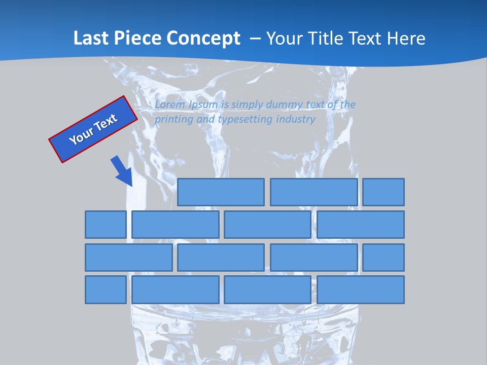 Natural Glass Thirst PowerPoint Template