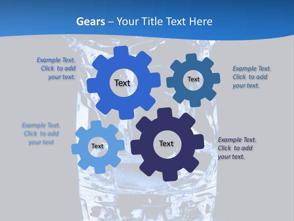 Natural Glass Thirst PowerPoint Template