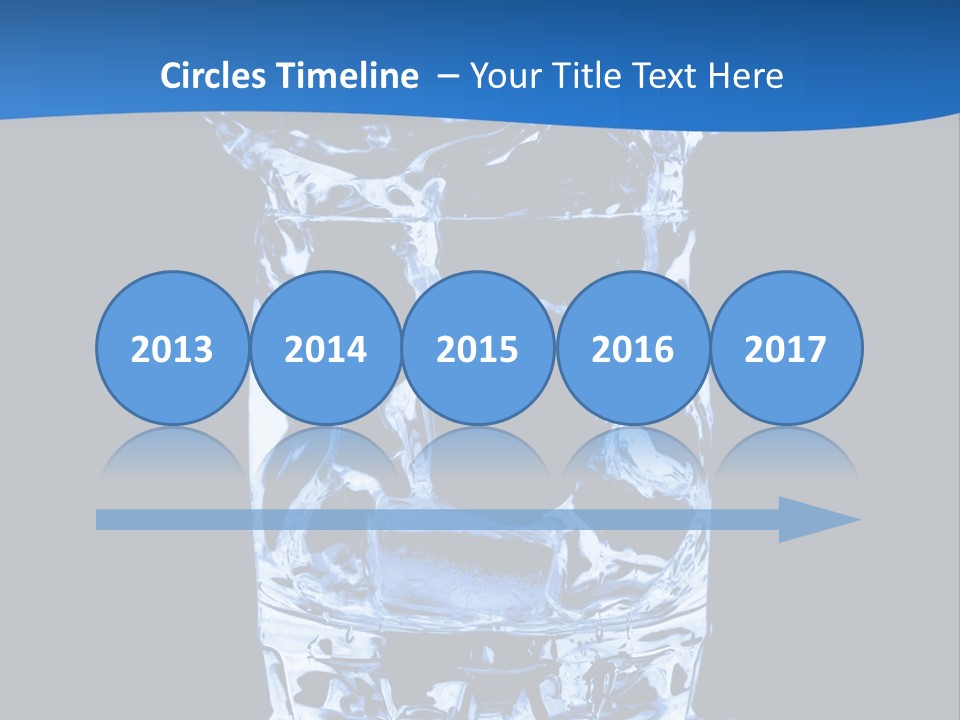 Natural Glass Thirst PowerPoint Template