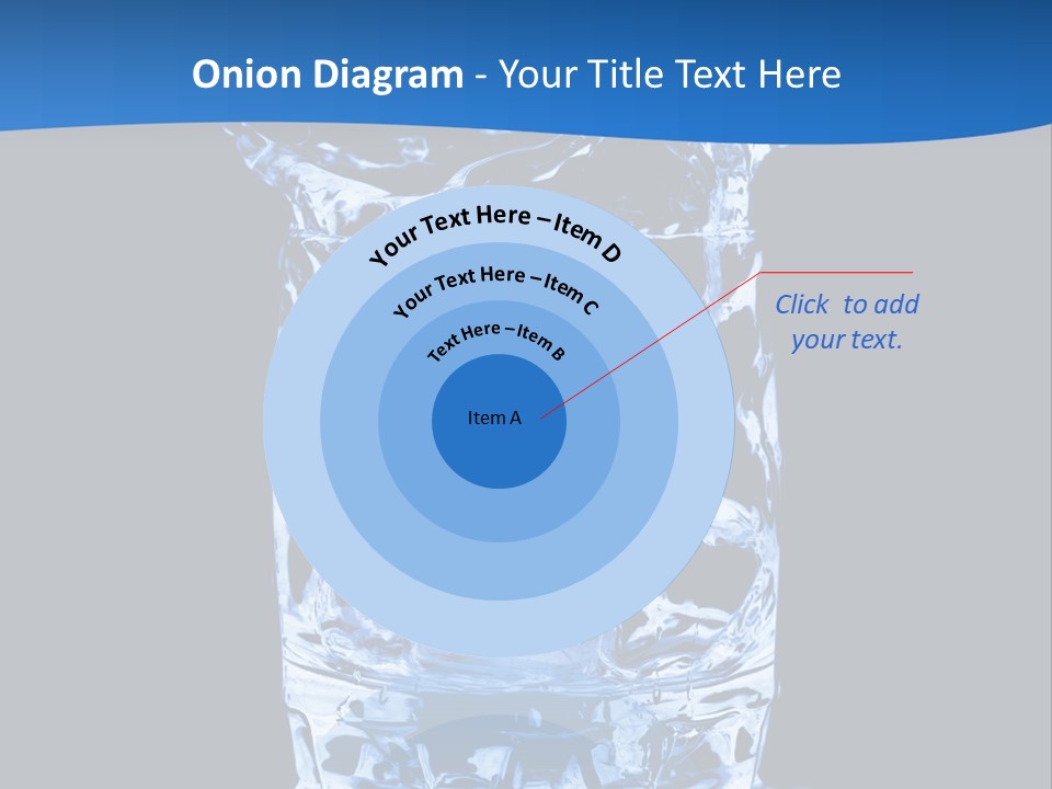 Natural Glass Thirst PowerPoint Template