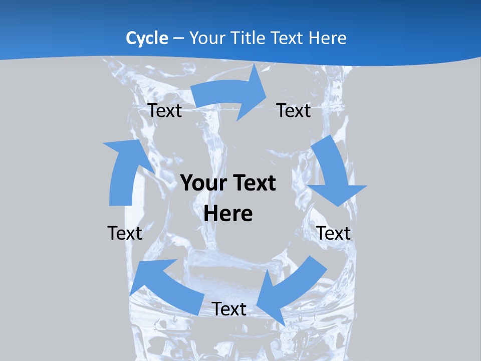 Natural Glass Thirst PowerPoint Template