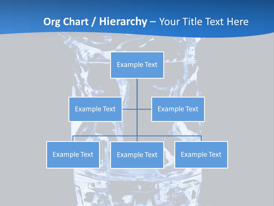 Natural Glass Thirst PowerPoint Template