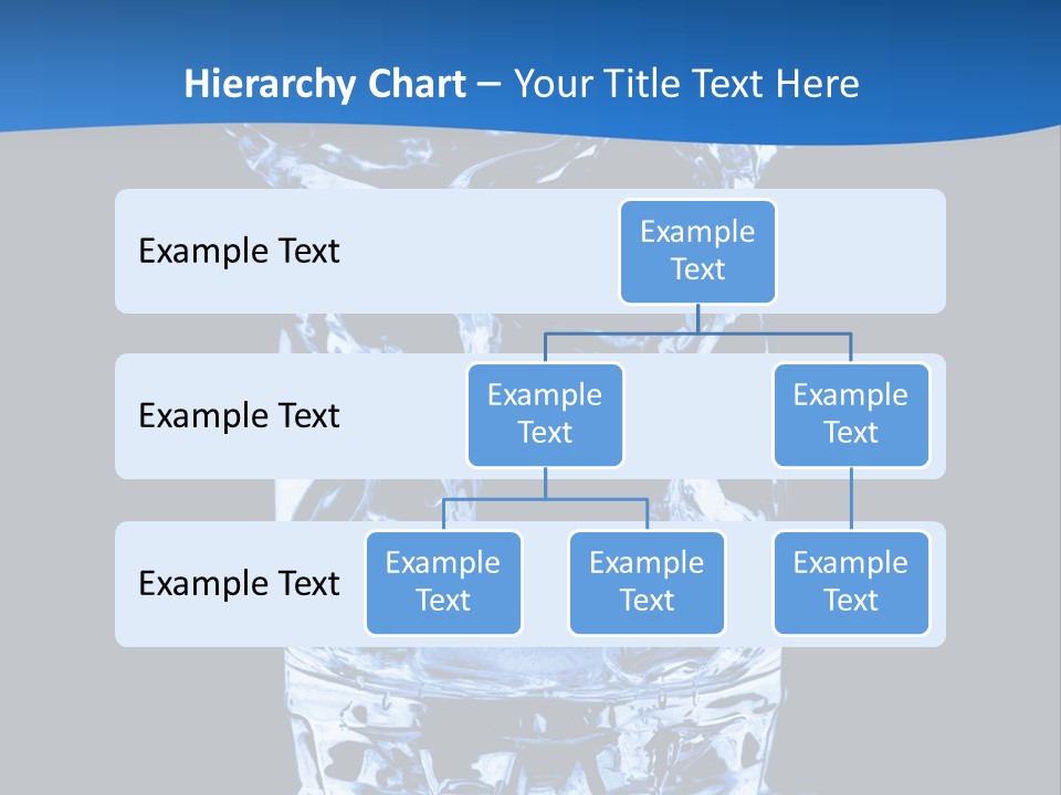 Natural Glass Thirst PowerPoint Template
