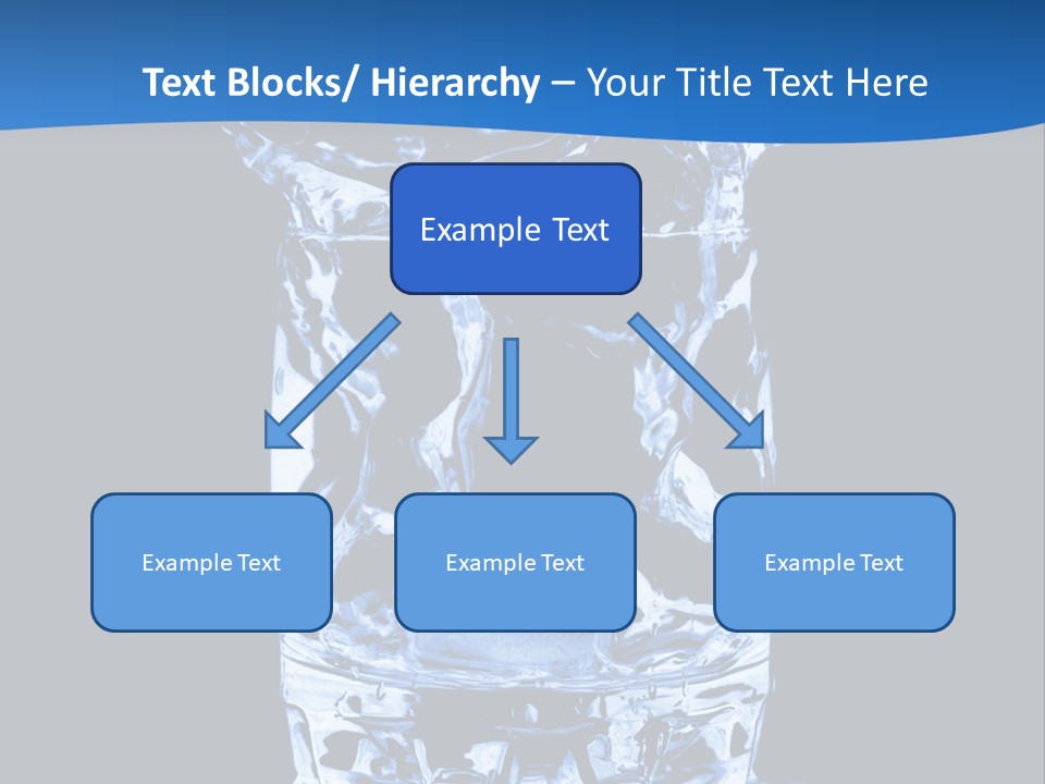 Natural Glass Thirst PowerPoint Template