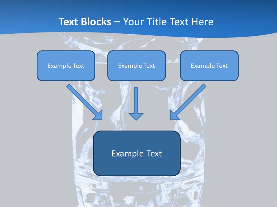Natural Glass Thirst PowerPoint Template