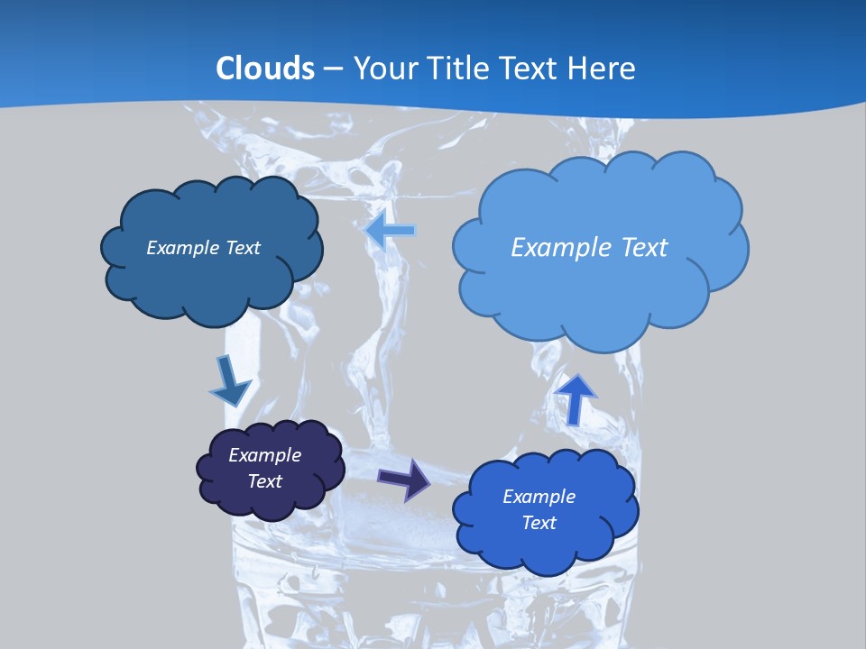 Natural Glass Thirst PowerPoint Template