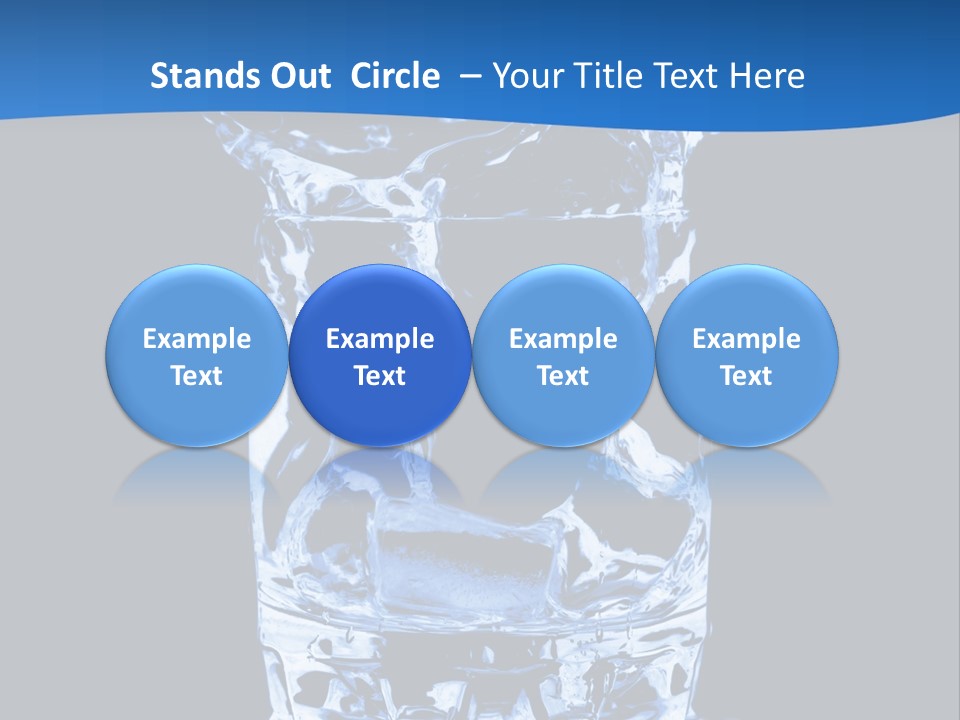 Natural Glass Thirst PowerPoint Template