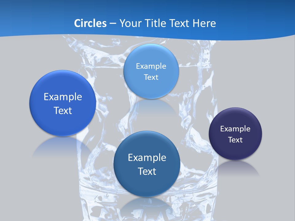 Natural Glass Thirst PowerPoint Template