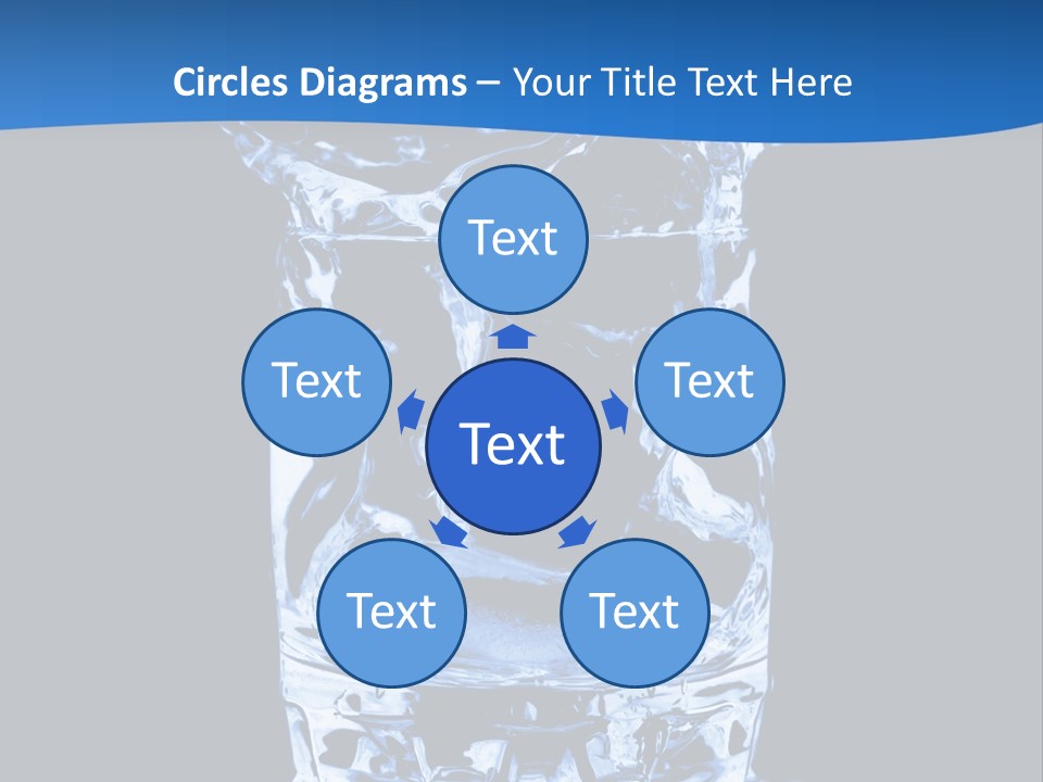 Natural Glass Thirst PowerPoint Template