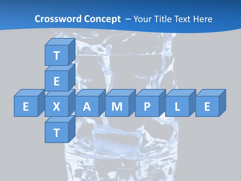 Natural Glass Thirst PowerPoint Template
