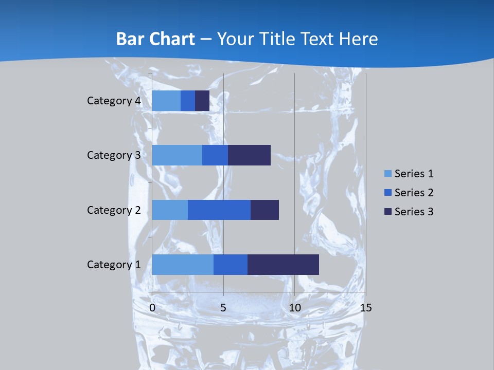 Natural Glass Thirst PowerPoint Template