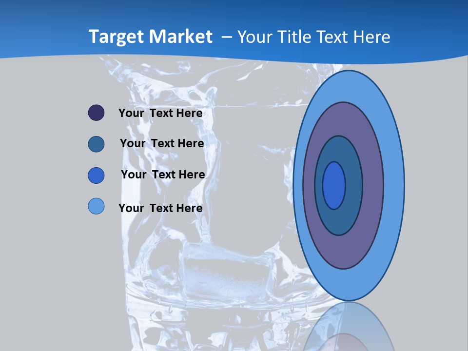 Natural Glass Thirst PowerPoint Template