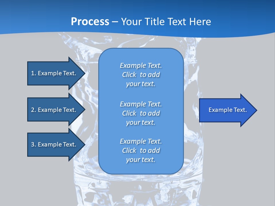 Natural Glass Thirst PowerPoint Template