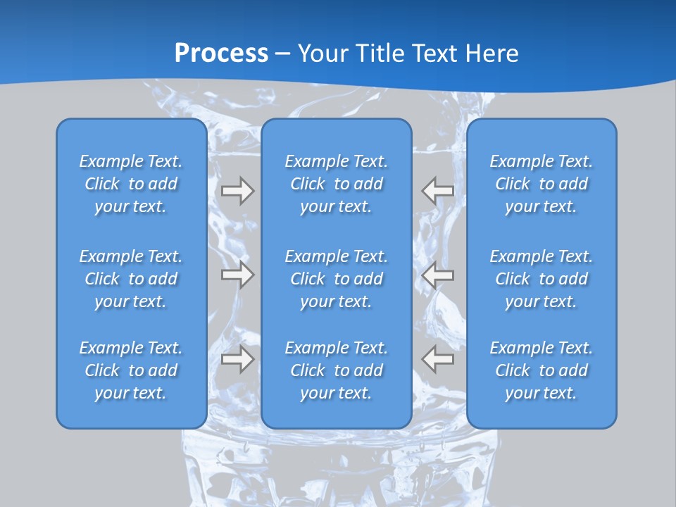 Natural Glass Thirst PowerPoint Template