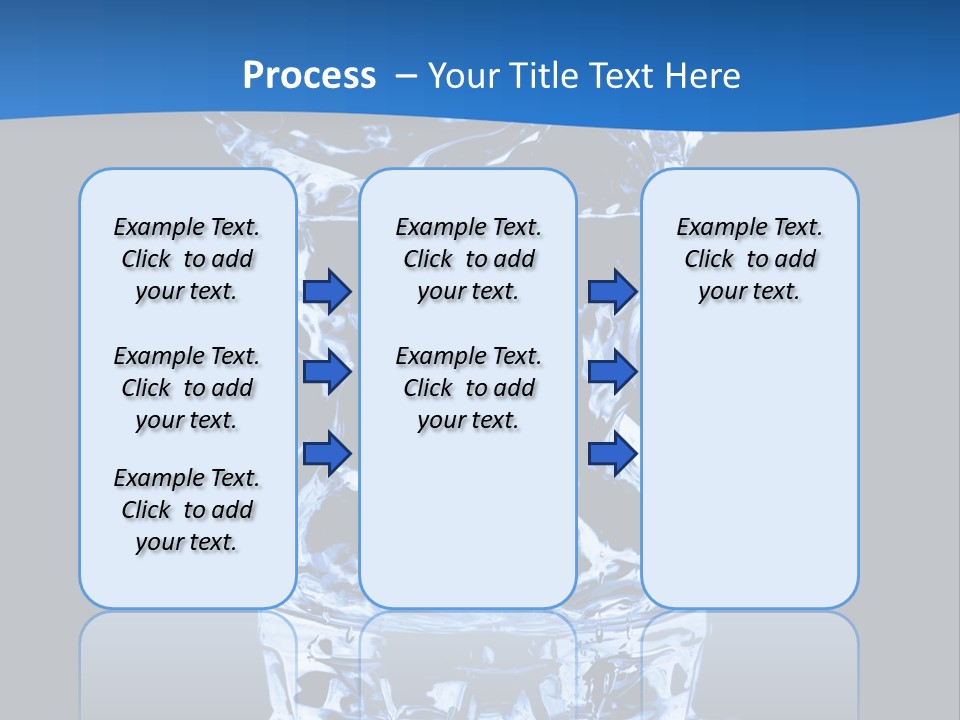 Natural Glass Thirst PowerPoint Template