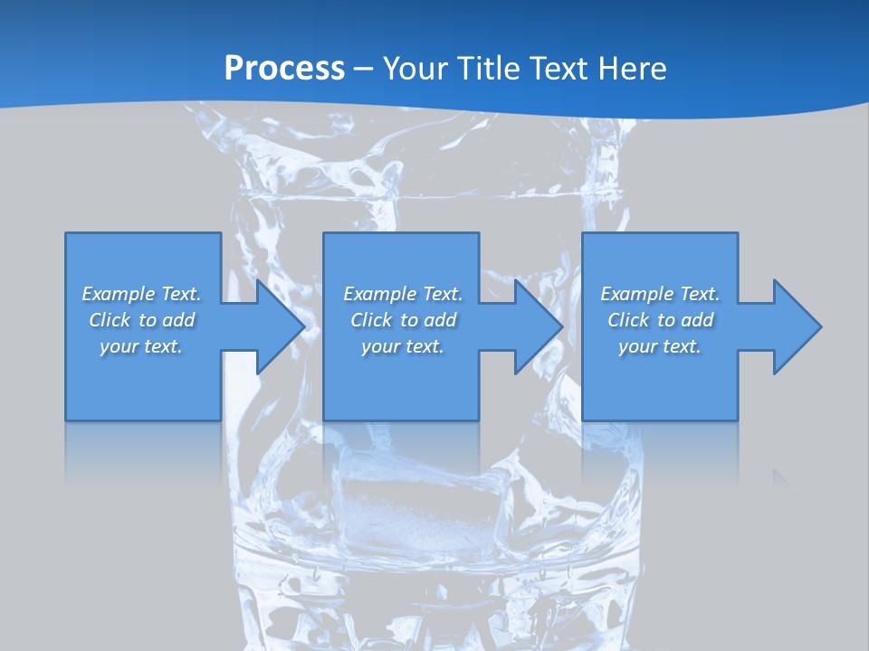 Natural Glass Thirst PowerPoint Template