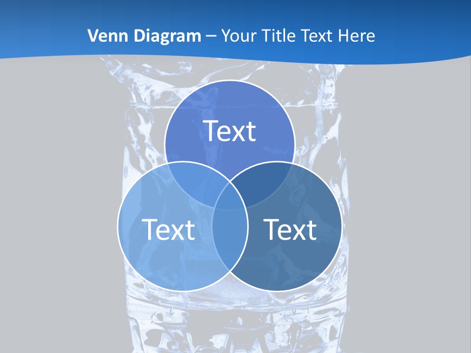 Natural Glass Thirst PowerPoint Template