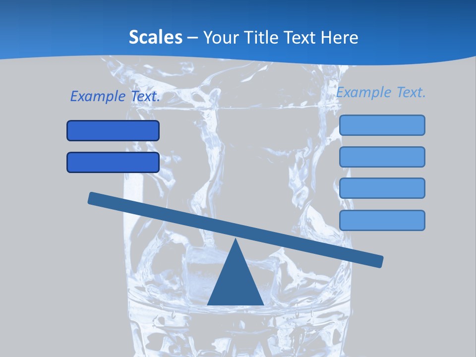 Natural Glass Thirst PowerPoint Template