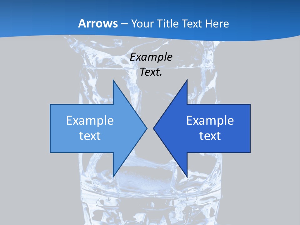 Natural Glass Thirst PowerPoint Template