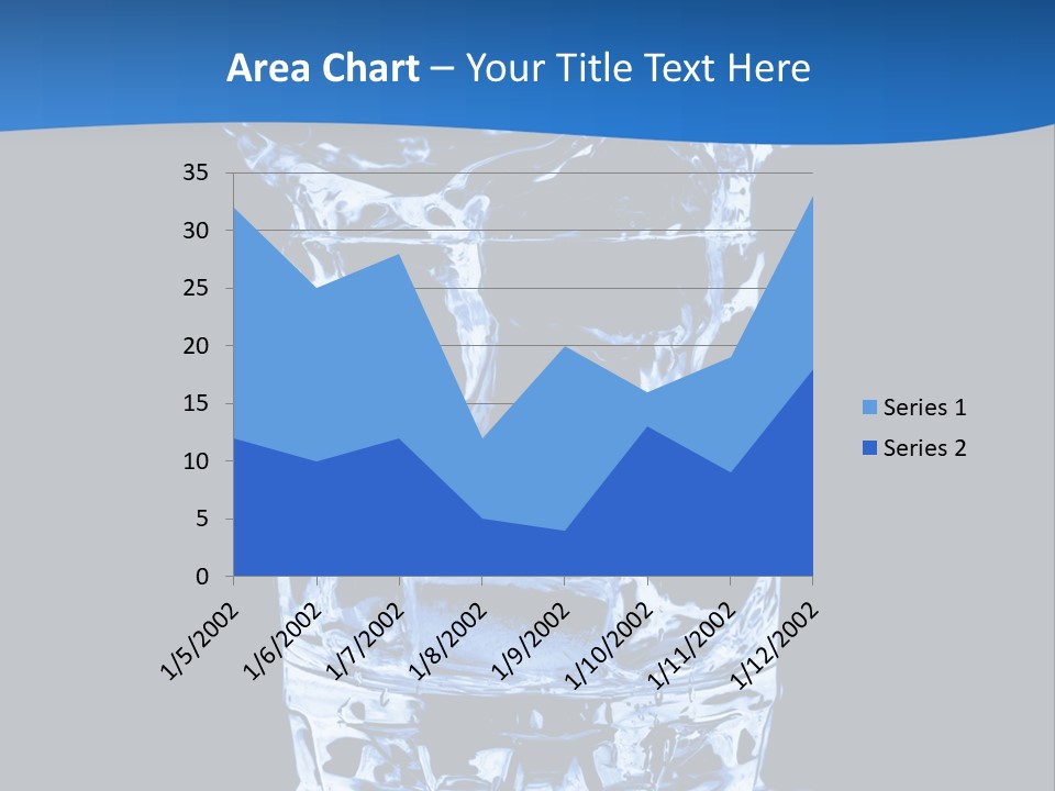 Natural Glass Thirst PowerPoint Template