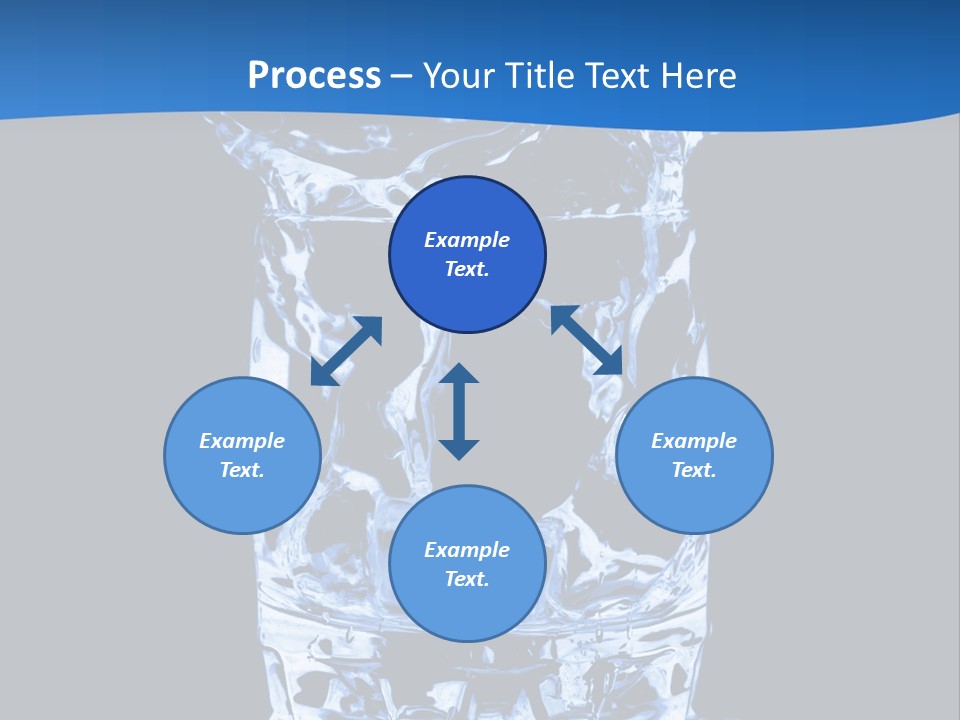 Natural Glass Thirst PowerPoint Template