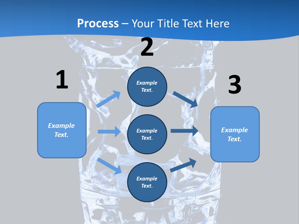 Natural Glass Thirst PowerPoint Template